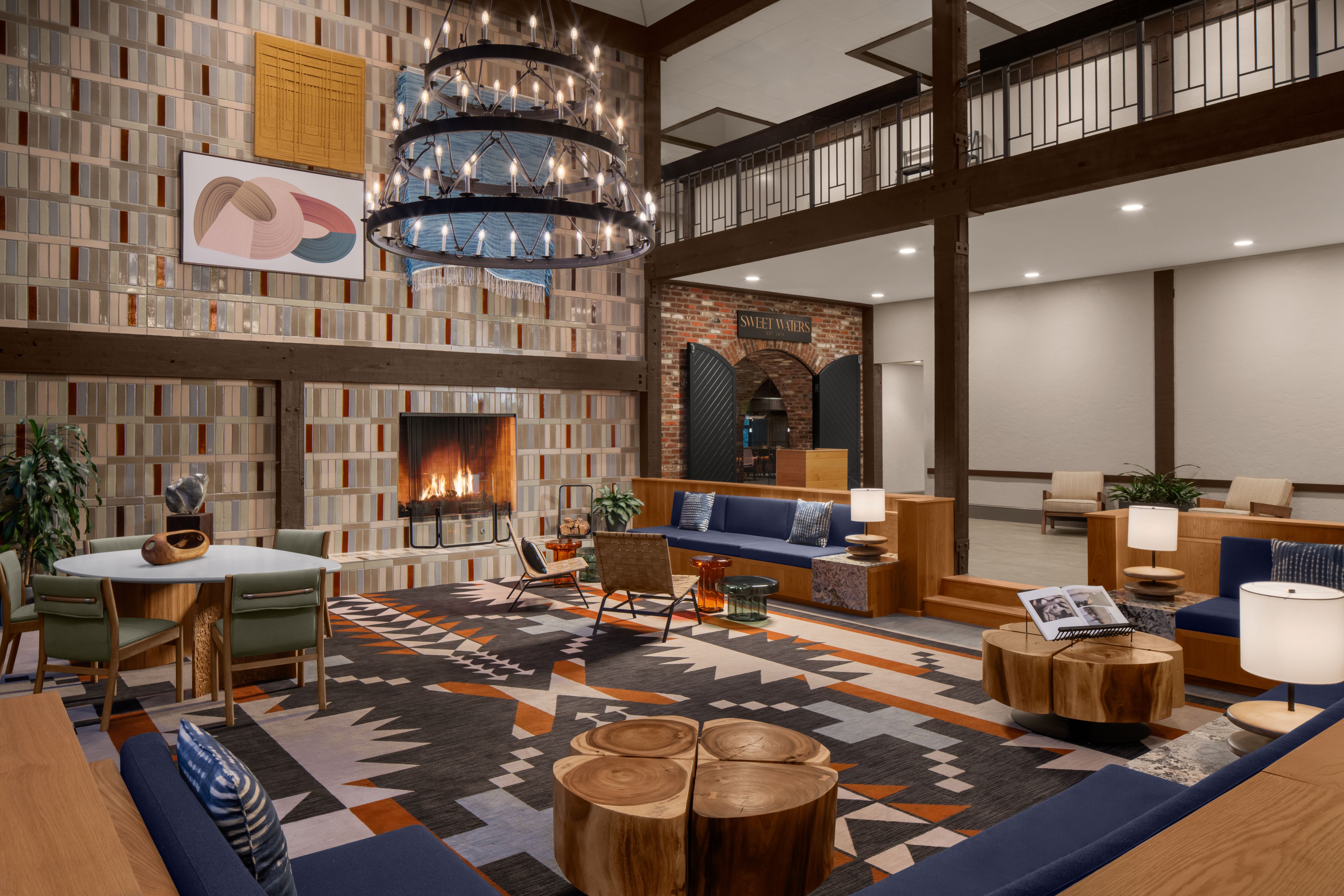 hotel lobby