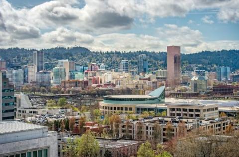 View of Downtown Portland